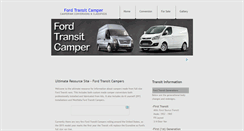 Desktop Screenshot of fordtransitcamper.com